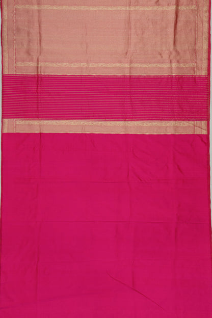 Banarasi Silk Brocade Pink Saree