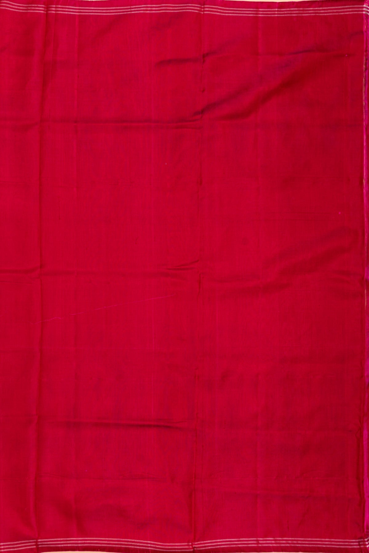 Semi Patan Patola Silk Ikat Red Saree
